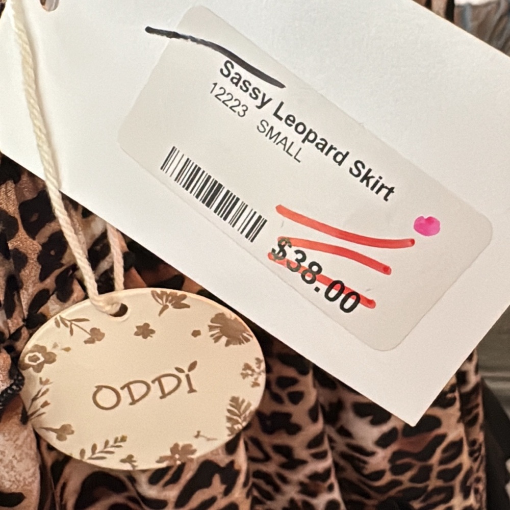 Brand new leopard skirt